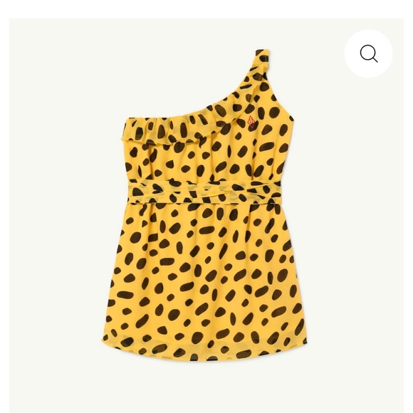 Charming Yellow weasel cheetah pattern Dress by the animals observatory - Picture 2 of 5